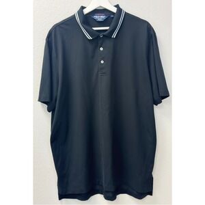 Polo Golf Ralph Lauren Performance Polo Shirt Moisture Wicking Pima Black XL‎
